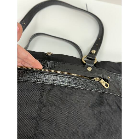 Hayden Harnett Black Ibiza Convertible Large Tote Travel Bag - Picture 4 of 14